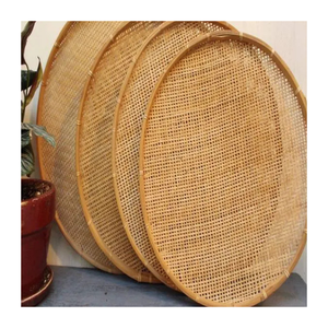 Bandeja de bambú asequible Tamaños personalizados Estilos Bandejas de servicio hechas a mano para ventas al por mayor - Product Image 1