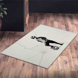 Tapis pour chambre de garçon, tapis imprimé en 3D, tapis à motifs de balles et de garçons, tapis fins, avec poils doux - Product Image 5