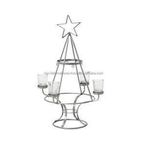 Iron <b>Christmas</b> Tree Design Candelabra - Product Image 1