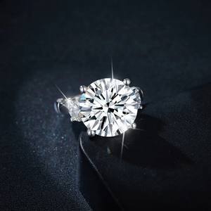 Anneaux de mariage en argent sterling 925 de haute qualité, certifiés IGI, vintage, bijoux fins, bague de fiançailles pour couple, pour femmes et hommes - Product Image 2