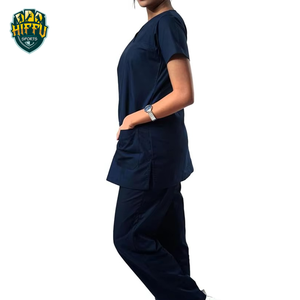 Uniforme de hospital de material transpirable para enfermera médica de la mejor calidad al por mayor para mujer uniforme médico de mujer - Product Image 3