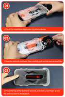 Protection d'Écran pour iPhone 17 Pro Max, Verre Trempé HD Clair Anti-Espion Dureté 9H, Élimination Automatique de la Poussière, Sans Bulles, Couverture Intégrale