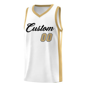 Meilleure qualité maillot de basket-ball personnalisé chemise respirant Sublimation Design à la mode équipe broderie Patch gilets personnalisables - Product Image 5