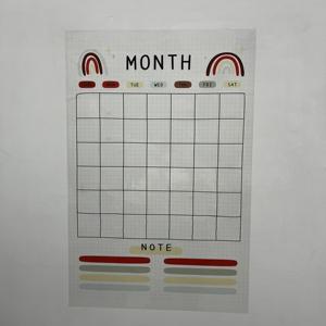 Bền Polystyrene tái sử dụng hàng tháng kế hoạch tổ chức mô hình-20 khô-xóa bảng trắng bề mặt tĩnh điện giữ tài sản - Product Image 3