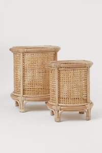 High Quality Eco-Friendly <b>Bamboo</b> Storage Basket Handwoven Rattan Planter <b>Pot</b> for Indoor Home Decor Stylish Natural Living - Product Image 2