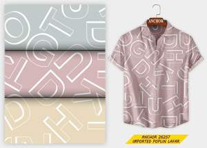 100% Cotton Floral Pattern Mandarin Collar Men's Half Sleeve <b>Shirt</b> Anti-Wrinkle Breathable Eco-Friendly Casual Vacation <b>Shirts</b> - Product Image 2