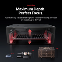 Découpeuse laser CO2 grand format xTool P3 pour la fabrication de panneaux publicitaires, les imprimeries et la production d'affichages publicitaires