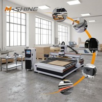 Mesin Router CNC ATC 2030 untuk Pengolahan Kayu, Mesin Pemotong dan Pengukir Kayu CNC Honeywell dengan Label Otomatis