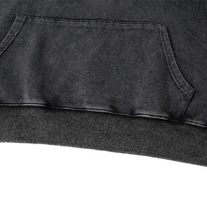 Sudadera con capucha lavada Unisex de piedra de alta calidad, Sudadera con capucha lavada con ácido de gran tamaño Vintage personalizada de peso pesado para hombres, Sudadera con capucha - Product Image 4