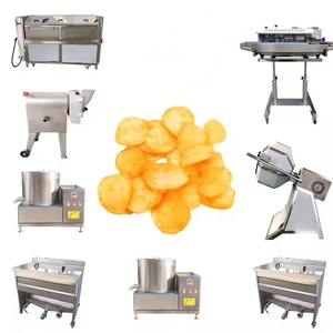 Nueva línea de producción de patatas fritas de acero inoxidable 304 eléctrica completamente automática comercial 20-50KG con potencia personalizable - Product Image 3