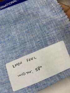 Tela de lino con tacto superior y más vendida | Tela de algodón y poliéster de 58 pulgadas de ancho para prendas de hombre y mujer - Product Image 4