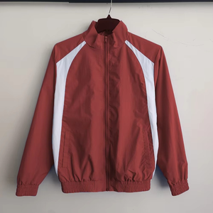 Chándal cortavientos de nailon de alta calidad para hombre y mujer, chaqueta de entrenamiento con logotipo personalizado, estilo holgado de los años 90, 2025 - Product Image 5