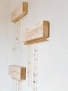 Hot Selling Boho Wooden Jewelry Stand for Living Room or Wardrobe <b>Shelve</b> - Product Image 2