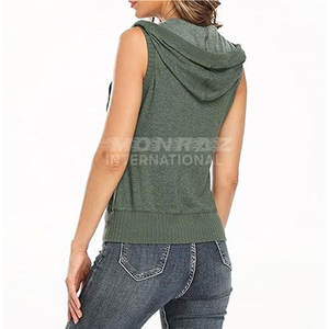 Compression Bodybuilding Sleeveless <b>Hoodies</b> For Women <b>Workout</b> Sleeveless <b>Hoodies</b> Muscle Fitness - Product Image 4