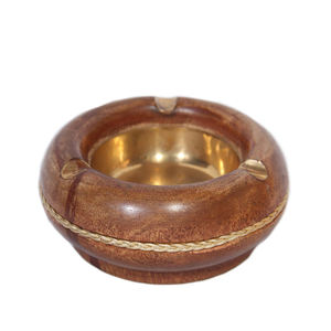 Handmade Wooden <b>Ashtray</b> Round of Cigarette for Smoking - Product Image 5