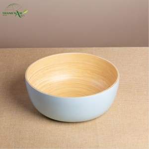 Tazón de Bambú en Espiral Hecho a Mano Ecológico, Tazón para Servir de Diseño Clásico de Thanh Nam Arts (>10L de Capacidad) para el Hogar y el Estilo de Vida - Product Image 2