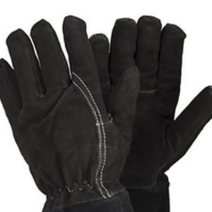Guantes de seguridad de Soldadura Industrial de cuero de vaca de alto rendimiento Estilo liso transpirable para trabajos pesados al aire libre con antorcha - Product Image 4