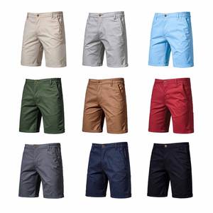 Pantalones cortos de carga 2025 de alta calidad de color azul para hombre, pantalones cortos de carga de algodón 100% de material transpirable al por mayor para hombre - Product Image 3