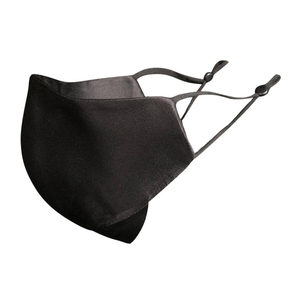 หน้ากากปิดหน้าผ้าไหมแบบเป็นทางการ3ชั้นระบายอากาศได้ดีมีสายแม่เหล็กปรับได้สวมใส่สบายเหมาะสำหรับงานแต่งงานฮาโลวีน - Product Image 3