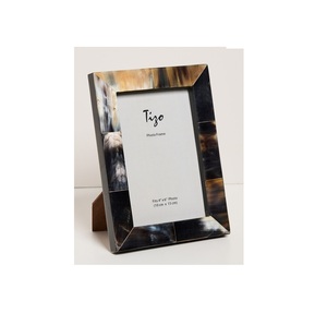 Marco de imagen de cuerno natural para capturar recuerdos atemporales y mejorar el encanto de su decoración rústica o inspirada en el campo - Product Image 4