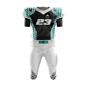 Uniforme de football américain de dernière conception uniforme de football américain en 100% polyester - Product Image 1