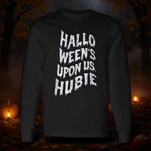 T-shirt a maniche lunghe Hubie per Halloween, abbigliamento promozionale festivo - Product Image 3