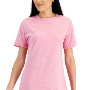 Abito Retrò Rosa da Donna ID Ideology con Collo Halter e Maniche a Lanterna in Materiale Riciclato Ecosostenibile Taglia Large-Taglia Unica - Product Image 2