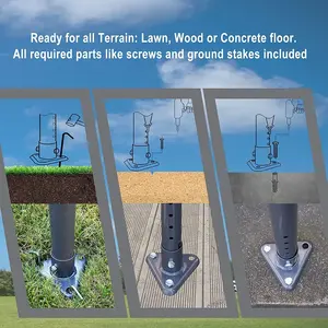 NOWENSOL Carport Auvent 12x20ft Heavy Duty avec parois latérales et portes amovibles Abri de garage portable pour bateau et fête - Product Image 4