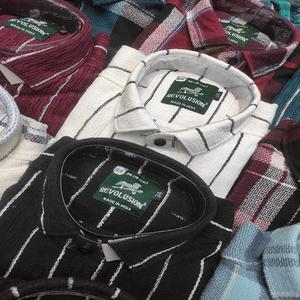 Camisa a cuadros Premium Grindal para niños al por mayor estilo informal de doble bolsillo con función de secado rápido mangas completas - Product Image 2