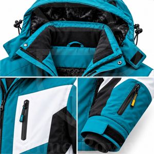Fabricant OEM de vestes de snowboard, vestes de ski alpin personnalisées, vêtements de sport d'hiver techniques, fournisseur en gros de vêtements d'extérieur - Product Image 4