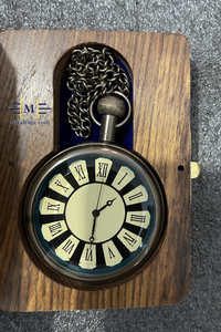 นาฬิกาพกทองเหลืองพร้อมฝาปิด,กล่องไม้ห่วงโซ่นาฬิกาพกปรับแต่งได้ของขวัญแต่งงานสำหรับผู้ชายที่ดีที่สุด - Product Image 2