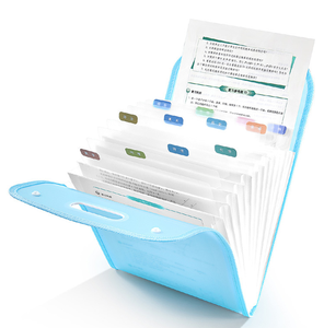 Bview Art <span class=keywords><strong>A4</strong></span> formato 13 sacchetto di carta di prova di grande capacità borsa per documenti completa - Product Image 2