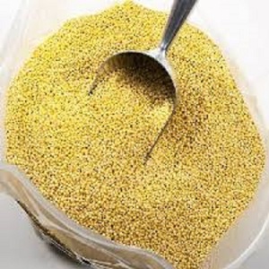 Millet séché non glutineux de qualité supérieure, naturel, jaune, de France, sans additifs, pour l'alimentation animale - Product Image 1