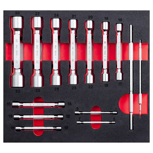 ชุดประแจบล็อกสองด้านแบบหนักพิเศษ Usag (14 ชิ้น) วัสดุฟองน้ำสองสีสำหรับการใช้งานระดับมืออาชีพ - Product Image 2