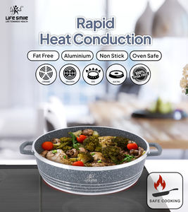 Casserole antiadhésive avec revêtement en granit antiadhésif multicouche - Product Image 6