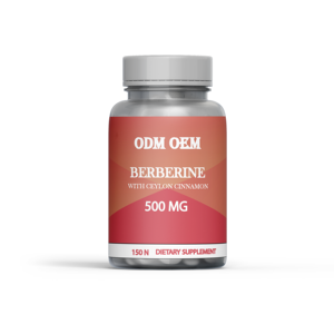 Alta calidad OEM Carewell hierbas berberina HCL extracto orgánico 1000mg cápsulas 500mg cápsulas de berberina - Product Image 1