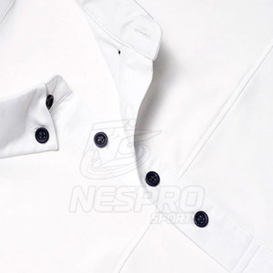Transpirable de punto sólido 100% algodón para hombres para camisas con impresión de logotipo personalizado Diseño elegante de secado rápido y manga corta - Product Image 4