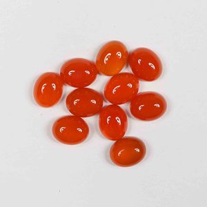 เครื่องประดับอัญมณีธรรมชาติสีแดงพลอยพลอยหลวมทรงรีเรียบ5กก. สำหรับทำจี้/สร้อยคออัญมณีขายส่ง - Product Image 6