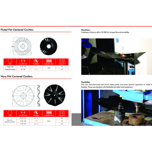 Machines agricoles neuves et d'occasion Équipement Tracteur Plough Disc Blade Tiller Coulter Blades Herse Disc Blade Rotary Tiller Gear - Product Image 3