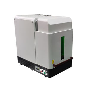 Hot selling Desktop small <b>enclosure</b> model fiber laser marking machine for <b>metal</b> - Product Image 1