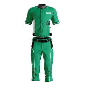 Uniformes de baseball pour hommes avec logo personnalisé imprimé, respirants, à séchage rapide, 100% polyester, avec un design unique - Product Image 1