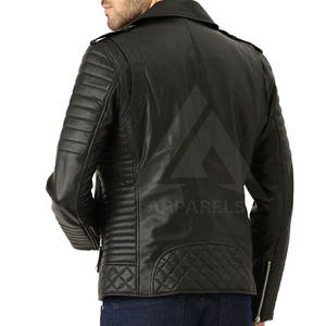 แจ็กเก็ตหนังสำหรับผู้ชายเสื้อแจ็คเก็ตหนัง - Product Image 3