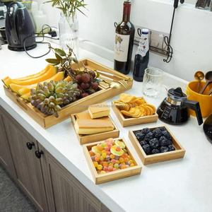 Bandeja de bambú hilado personalizable, exportador al por mayor, utensilio sostenible, servicios OEM ODM, precio de fábrica de Vietnam - Product Image 4