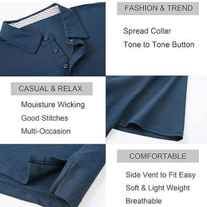 Breathable Fabric Casual Top Men Golf <b>Polo</b> <b>Shirt</b> Short Sleeve Outdoor Wear Golf <b>Polo</b> <b>Shirt</b> - Product Image 5