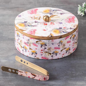 Caja Chapati de madera hecha a mano india de alta calidad con tapa CAJA CHAPATI DE MADERA/CAJA ROTI/CACEROLA DE MADERA El mejor precio de ARTESANÍA DE LUJO - Product Image 3