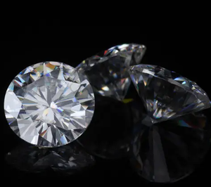 CVD enduit DEF couleur VVS 1ct 2ct 3ct gros laboratoire créé pierre précieuse ronde brillante coupe homme fait diamant pierre - Product Image 2