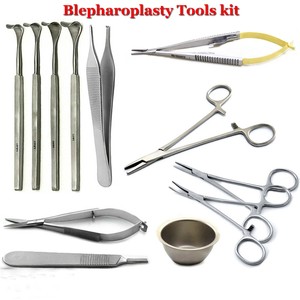 Thép không gỉ blepharoplasty dụng cụ phẫu thuật thiết lập các nhà sản xuất Nhà cung cấp Bán buôn giá thấp từ Pakistan - Product Image 2