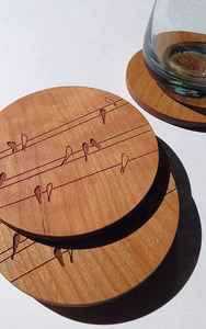 El último posavasos de cristal de taza de madera marrón clásico, tamaño personalizado para suministro al por mayor - Product Image 3