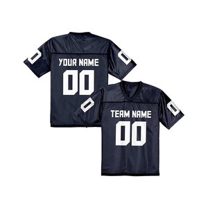 เสื้อรักบี้แบบแห้งเร็วเสื้อเจอร์ซีย์ทีมอเมริกันฟุตบอลพิมพ์ซับลิเมชันย้อนยุคดีไซน์ตามสั่ง - Product Image 1