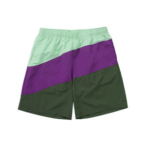 Pantalones cortos deportivos de compresión Multicolor, cintura elástica, ropa deportiva de poliéster con cordón para correr, entrenamiento de sudor - Product Image 3